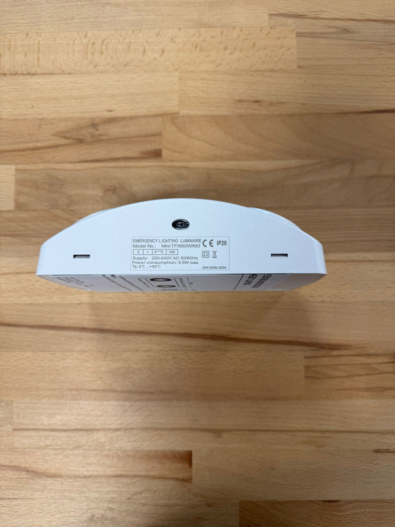 MINITF/660W/M3 = 2 X 2 Watt LED Wide Flood maintained 3hr Duration White - LED Spares