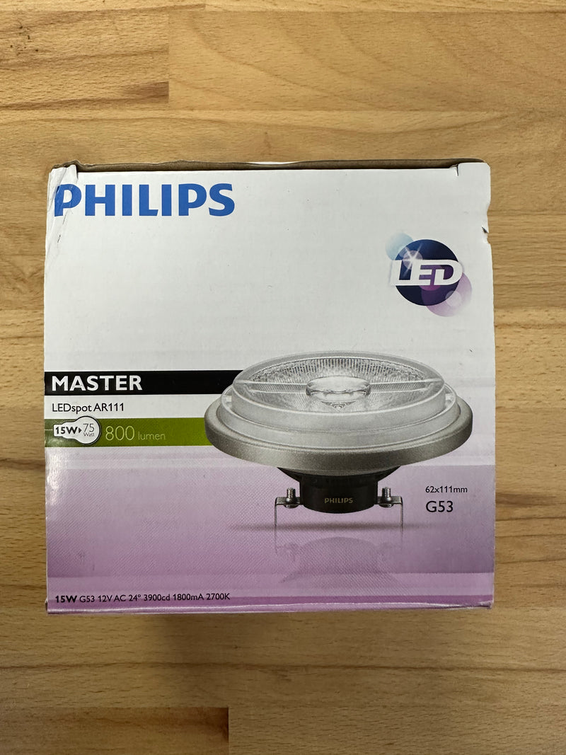 Philips MASTER LED Spot G53 AR111 15W 830lm 24D - 927 Extra Warm White - LED Spares