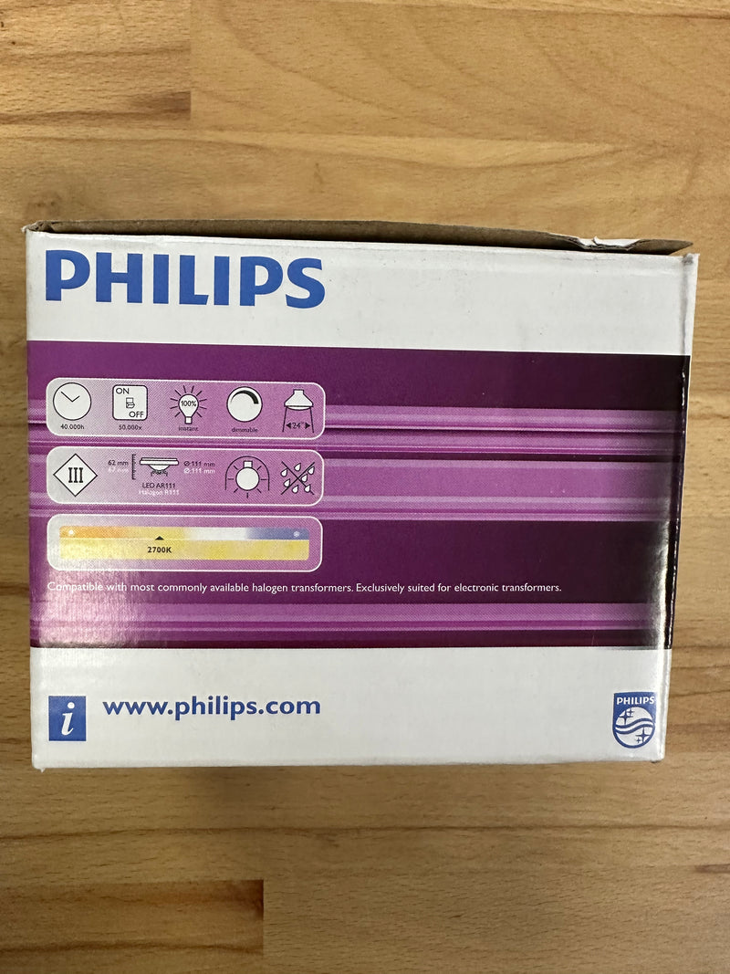 Philips MASTER LED Spot G53 AR111 15W 830lm 24D - 927 Extra Warm White - LED Spares