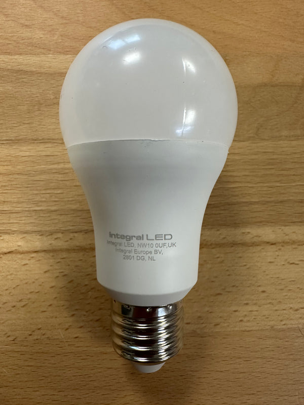 Integral GLS Bulb E27 1521LM 13W 5000K 240 Beam Frosted Non Dimmable - LED Spares