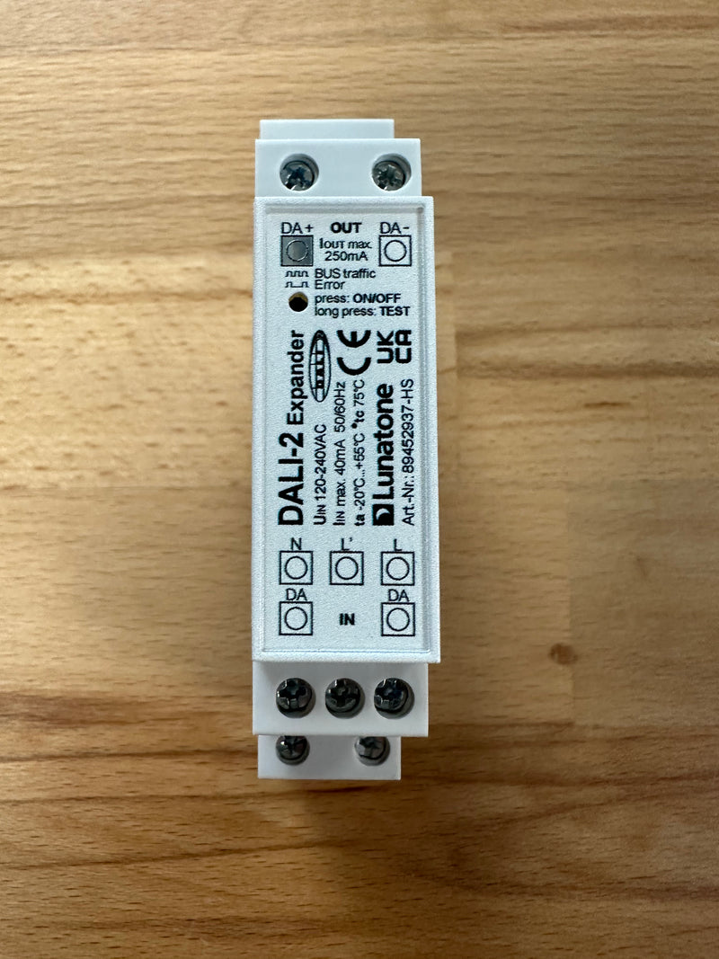 Lunatone DALI-2 Expander Din Rail - 89452937-HS - LED Spares
