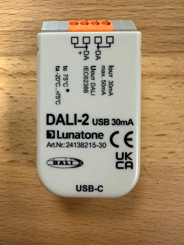 Lunatone DALI-2 USB 30mA - 24138215-30 - LED Spares