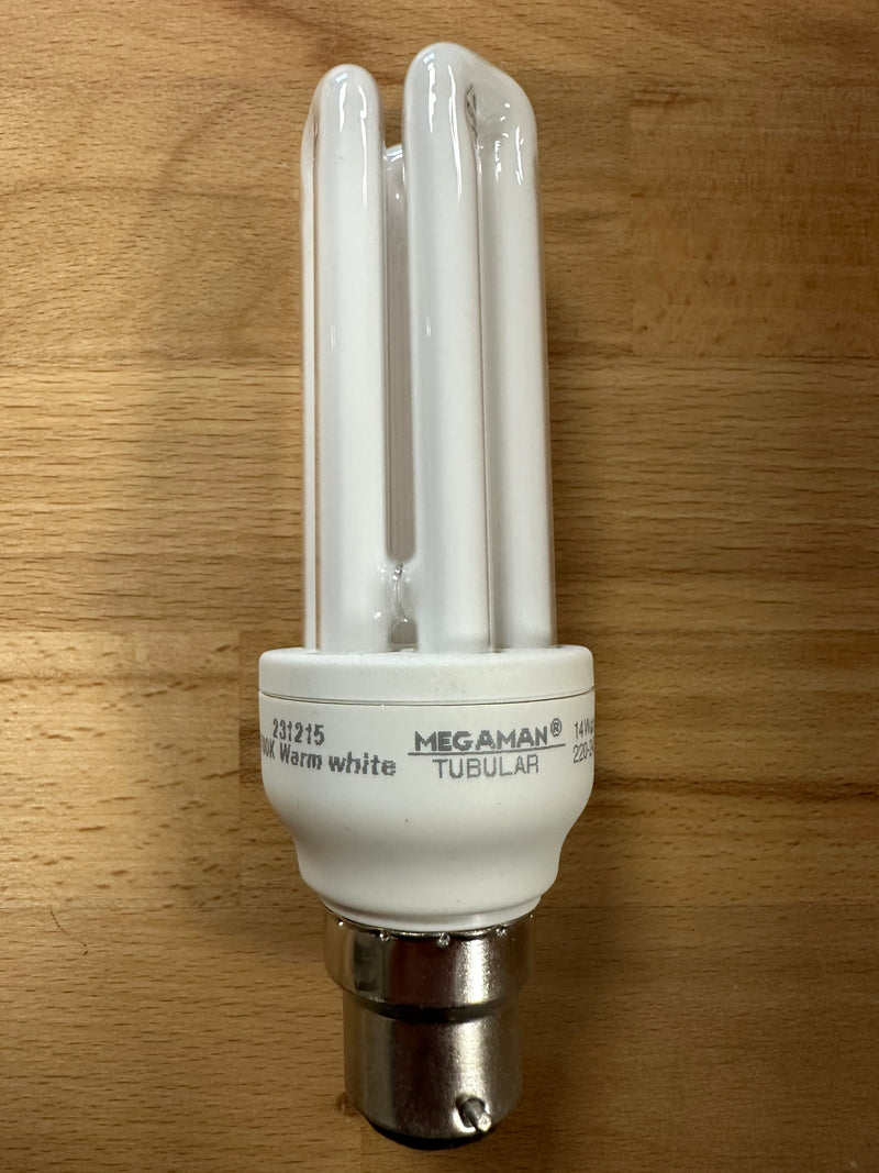 Megaman Compact Fluorescent B22 14W 2700K Warm White - LED Spares