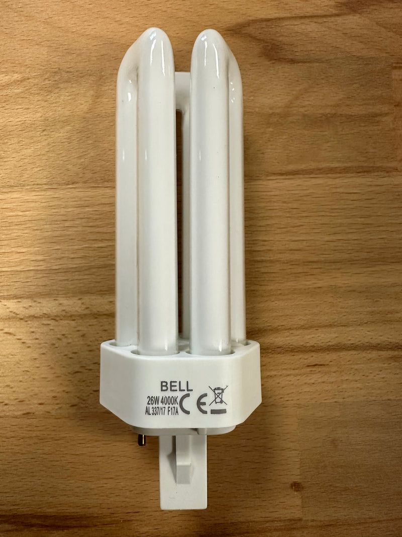 BELL 26W GX24d-3 2 Pin Compact Fluorescent BLT Dimmable Lamp 4000K - 04168 - LED Spares