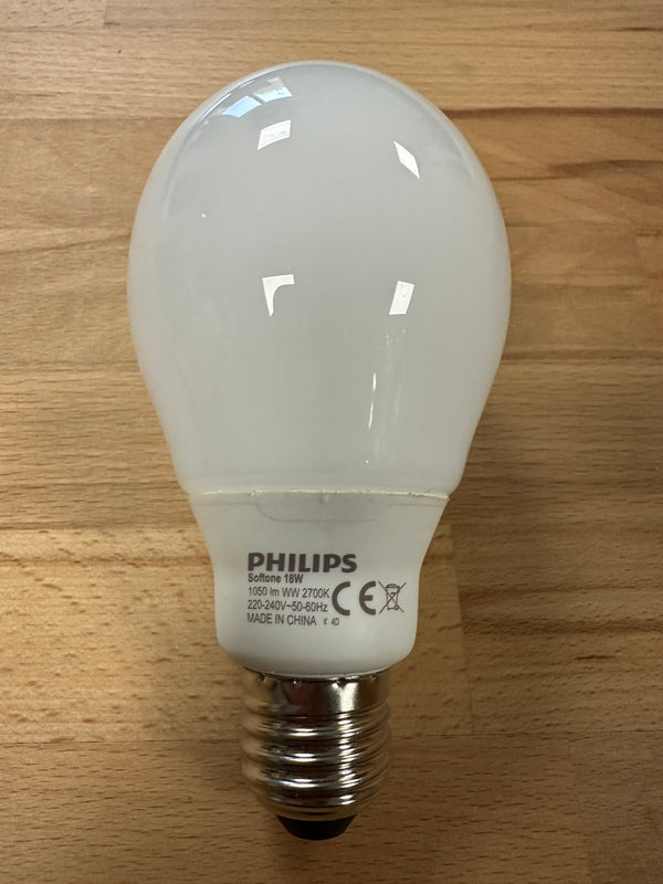 Philips Softone Energy Saving E27 80W Warm White - LED Spares