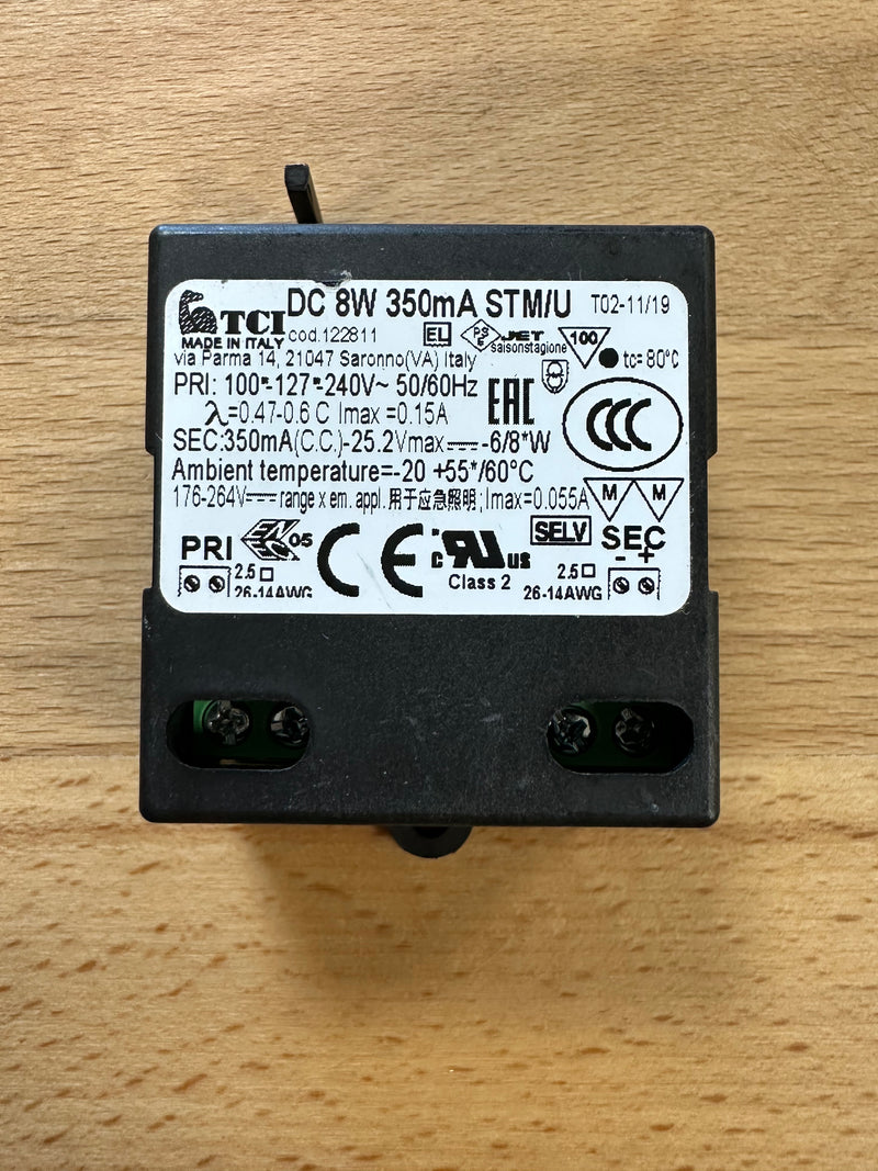 TCI 122811 DC 8W 350mA STM/U 8W 350mA LED Driver - LED Spares 