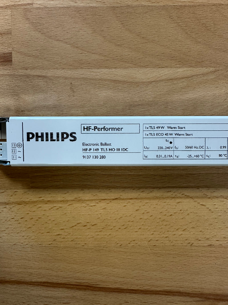 Philips HF-P 149 TL5 HO III 220-240V 50/60Hz IDC 1X49W T5 HF Ballast - LED Spares