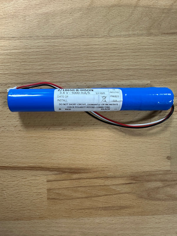 1INR19/66-2 DISON 3.7V 2 Cell 5AH Li-ion Battery Stick - LED Spares