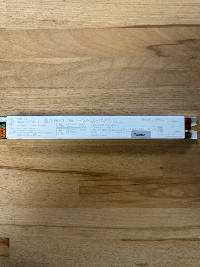eldoLED DUALdrive 360/U 30W DALI-2, 2 Channels 2 X 55V Outputs, Constant Current - LED Spares