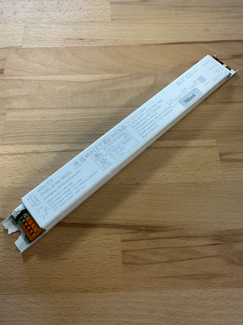 eldoLED DUALdrive 360/U 30W DALI-2, 2 Channels 2 X 55V Outputs, Constant Current - LED Spares