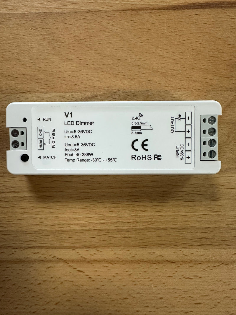 SKYDANCE V1 5-36VDC Single Colour Wireless Receiver - LED Spares