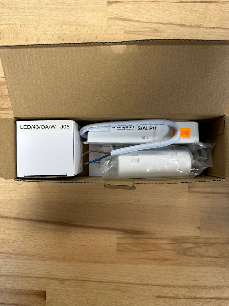 Liteplan S/ALP/1/43/OA/W Ceiling Recessed Basic Emergency C/W LED/43/OA/W - LED Spares