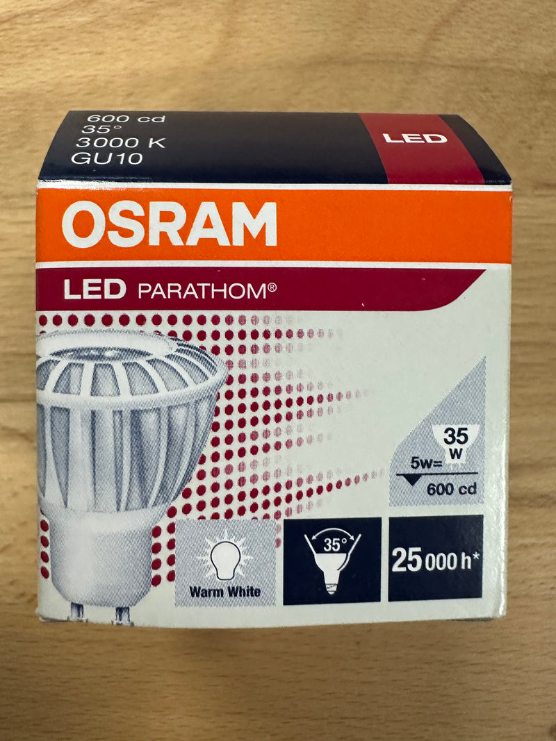 Osram PARATHOM PAR16 35 35° 5W = 35W GU10 Lamp - LED Spares