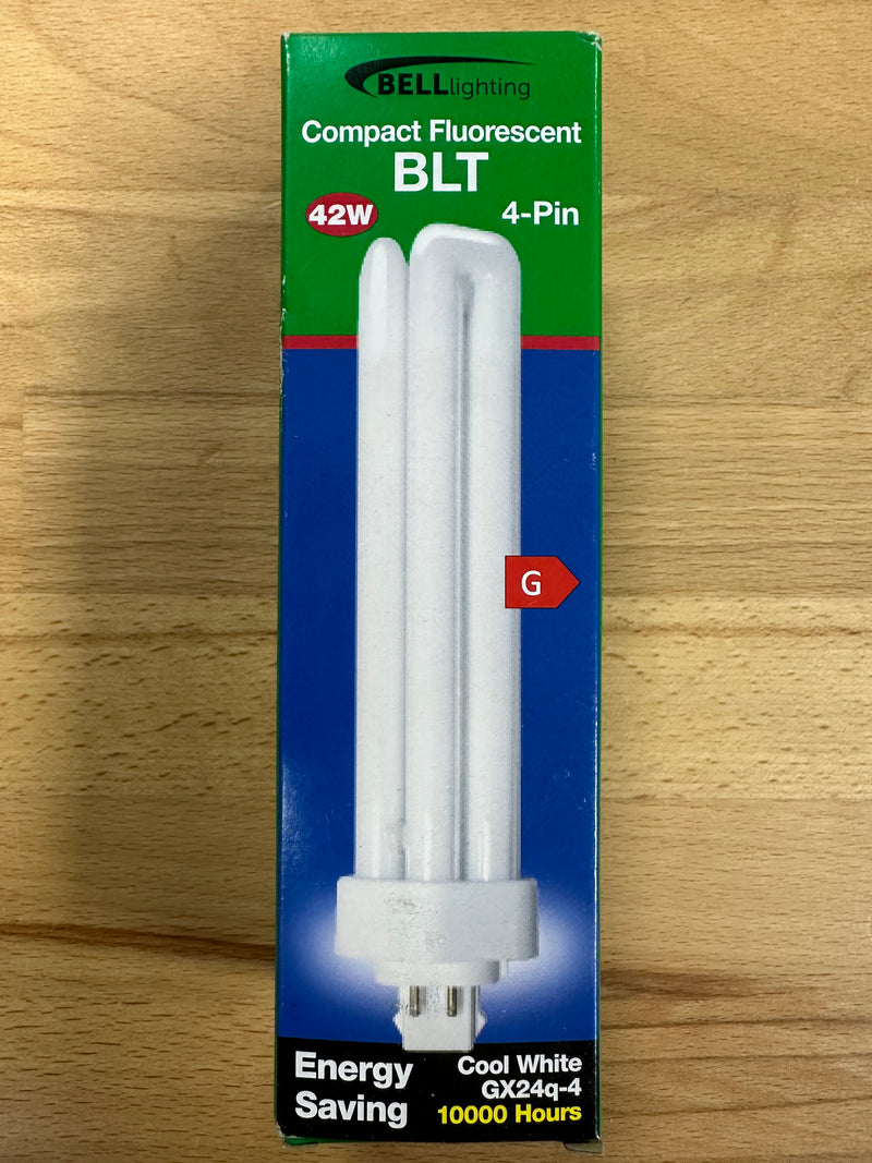 BELL 42W GX24q-2 4 Pin Compact Fluorescent BLT Lamp 4000K- 04278 - LED Spares