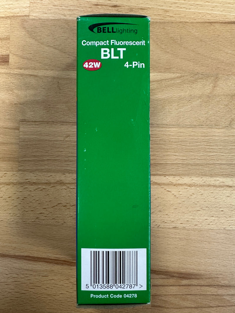 BELL 42W GX24q-2 4 Pin Compact Fluorescent BLT Lamp 4000K- 04278 - LED Spares