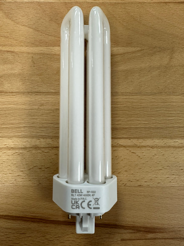 BELL 42W GX24q-2 4 Pin Compact Fluorescent BLT Lamp 4000K- 04278 - LED Spares