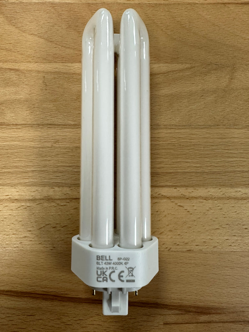 BELL 42W GX24q-2 4 Pin Compact Fluorescent BLT Lamp 4000K- 04278 - LED Spares