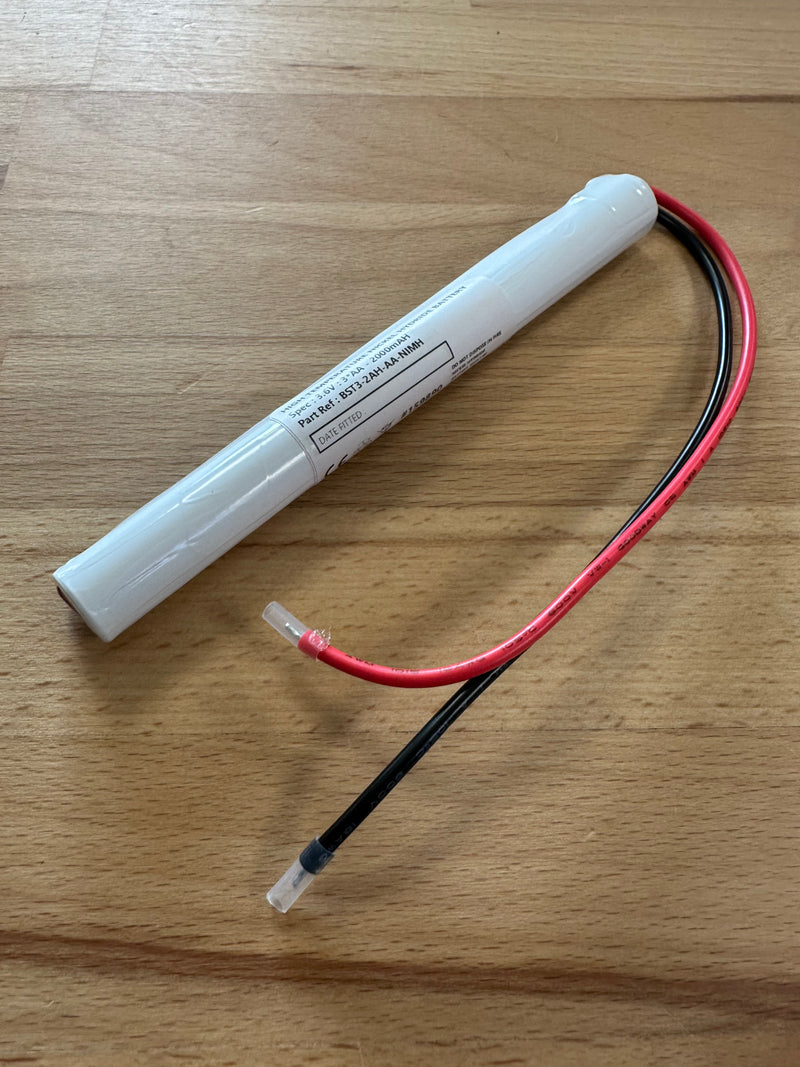 BST3-2AH-AA-NIMH 3.6V 2Ah Slim Stick Battery C/W Flying Leads - LED Spares