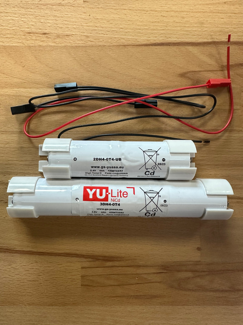 BST3DT+2DT-55 3 Cell 3.6V + 2 Cell 2.4V D Cell 4AH 6V Battery - LED Spares