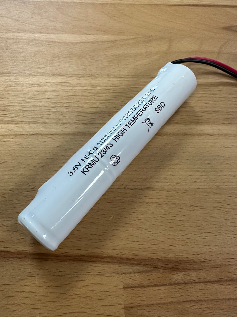 BST3-SC-2AH-NICD 3.6v 1.8-2AH Sub C Stick Battery C/W Flying leads - LED Spares