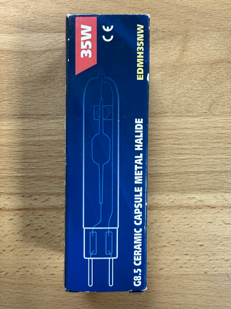 Edison G8.5 Ceramic Capsule Metal Halide Lamp - EDMH35NW - LED Spares