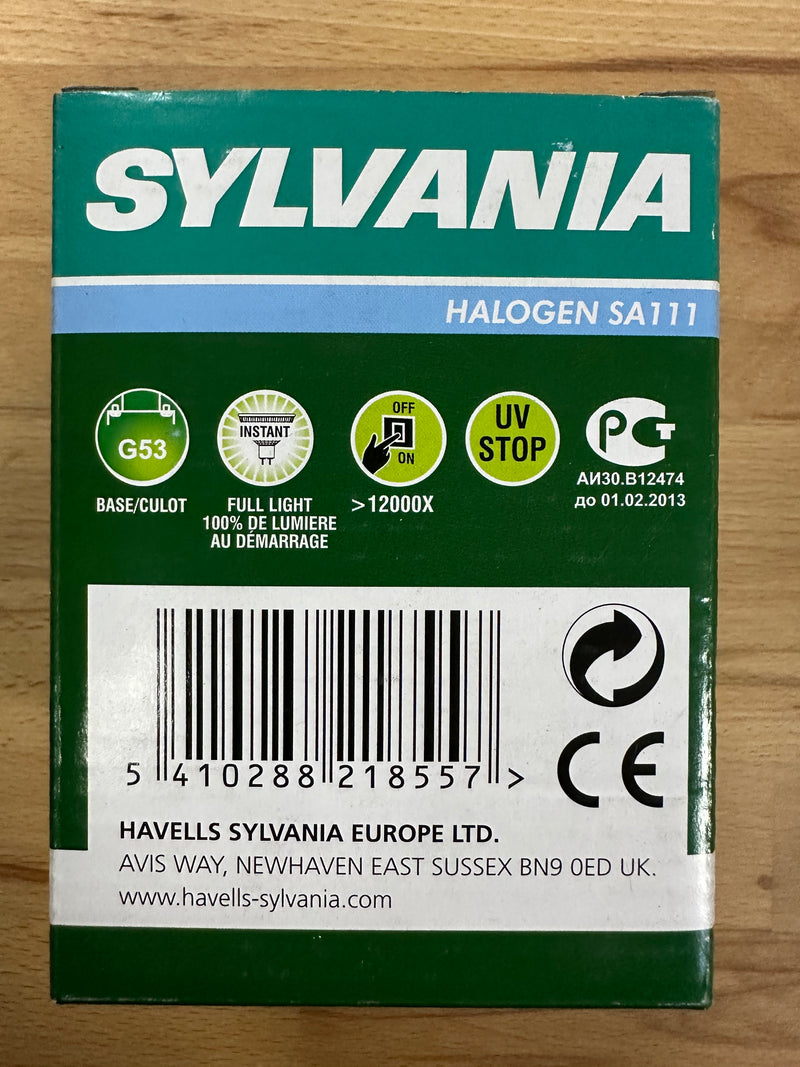 Sylvania 0021855 SA111 12V 100W G53 Warm Light 24° - LED Spares