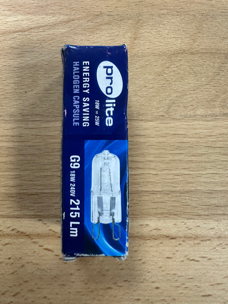 Prolite G9 18W Energy Saving Halogen Capsule - LED Spares