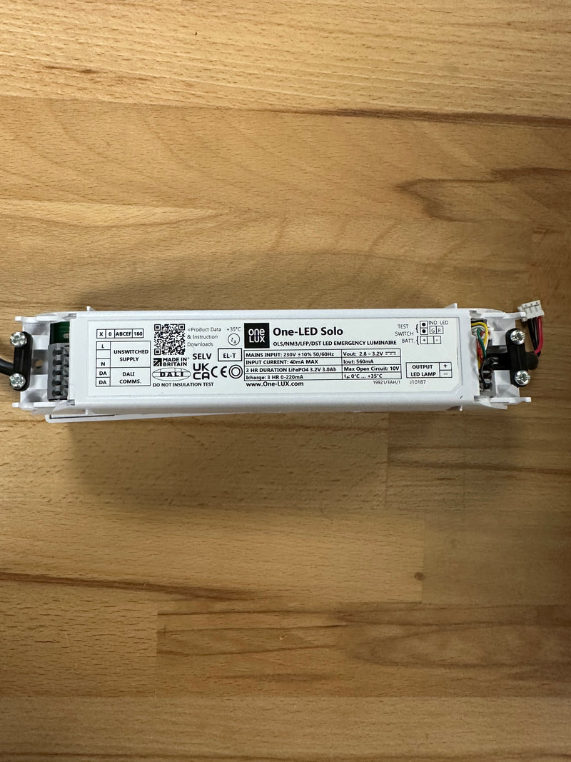 One-LUX OLS/NM3/DST DALI Self Test Non-Maintained LED Lamp & Driver Kit - LED Spares