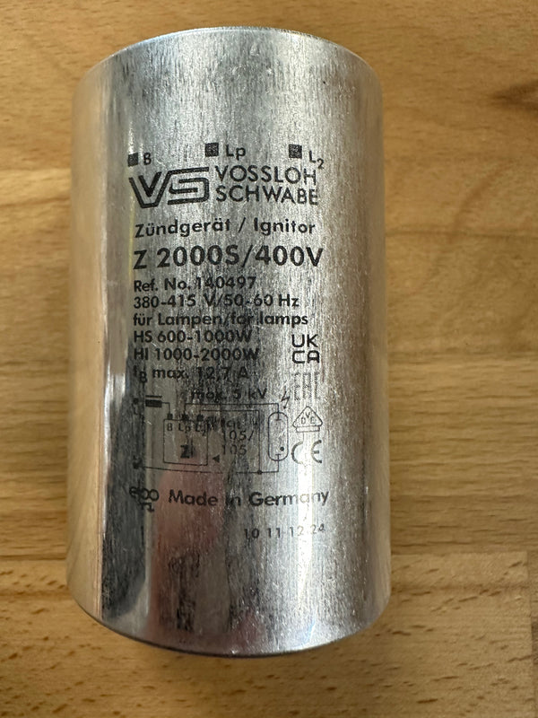 Vossloh Z 2000S/400V 600-2000W Ignitor - LED Spares