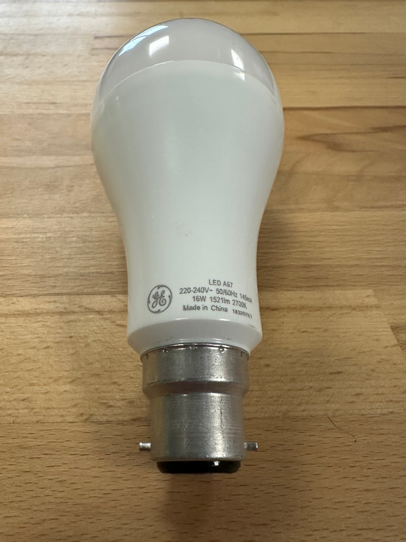 GE Start ECO Snowcone LED16W 827 B22 - LED Spares