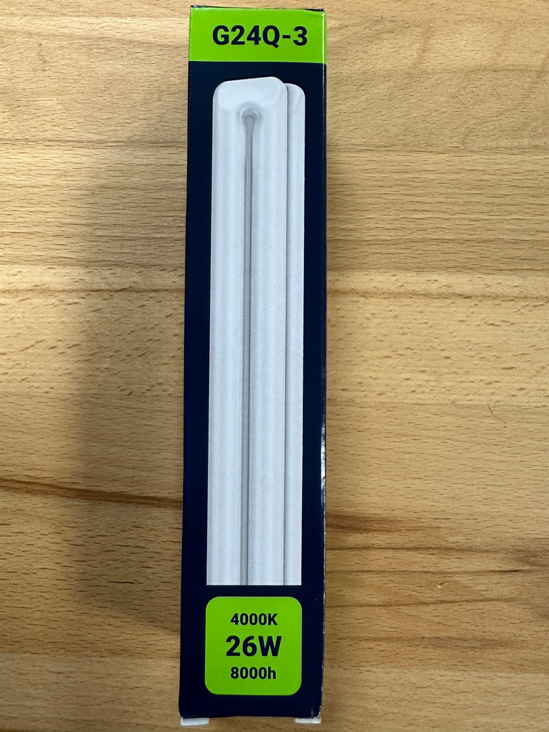 26W PLC 4000K 4Pin G24q-3 Compact Fluorescent Lamp - PLC264P-84 - LED Spares