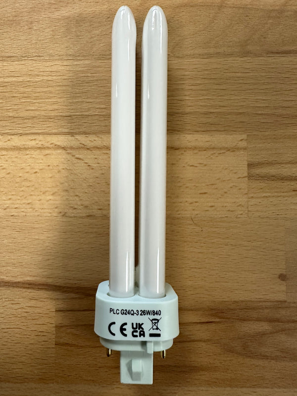 26W PLC 4000K 4Pin G24q-3 Compact Fluorescent Lamp - PLC264P-84 - LED Spares