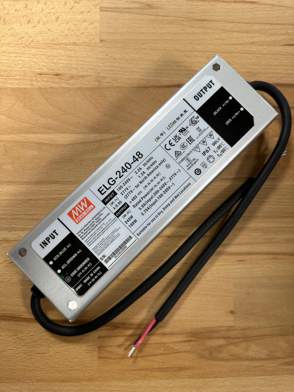 Mean Well ELG-240-48 240W 48V IP67 Constant Voltage LED Driver - LED Spares