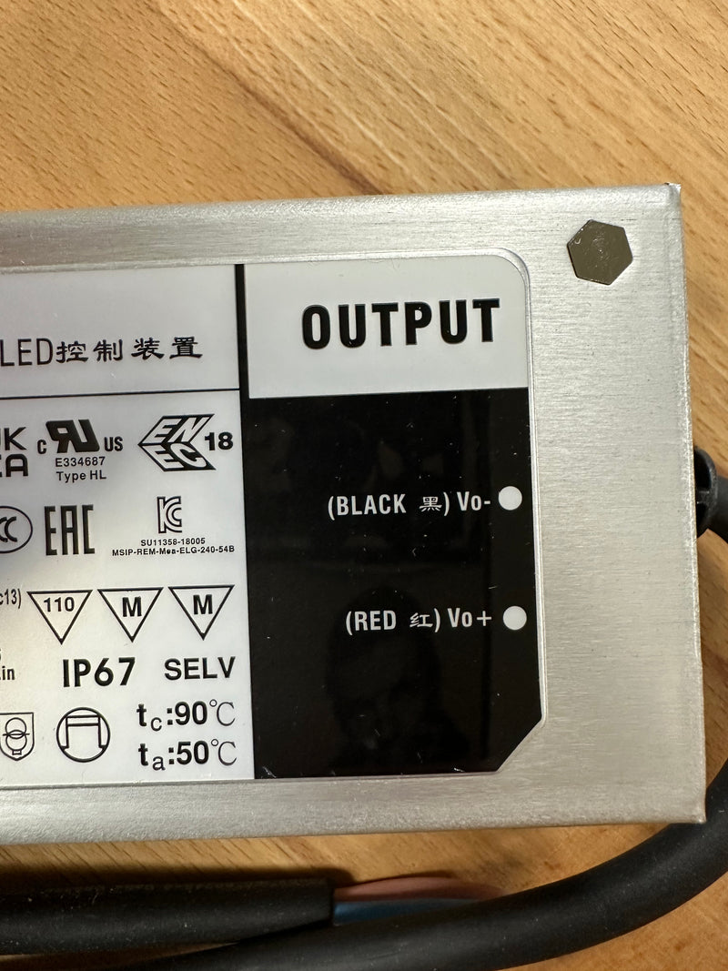 Mean Well ELG-240-48 240W 48V IP67 Constant Voltage LED Driver - LED Spares