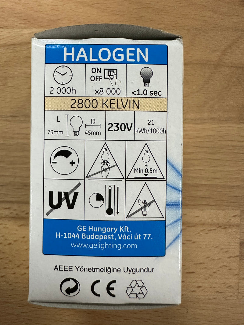 GE Halo Spherical 20W E27 Lamp