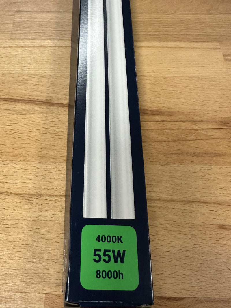 55W PLL 4Pin 4000K Cool White 2G11 Cap Compact Fluorescent Lamp - LED Spares