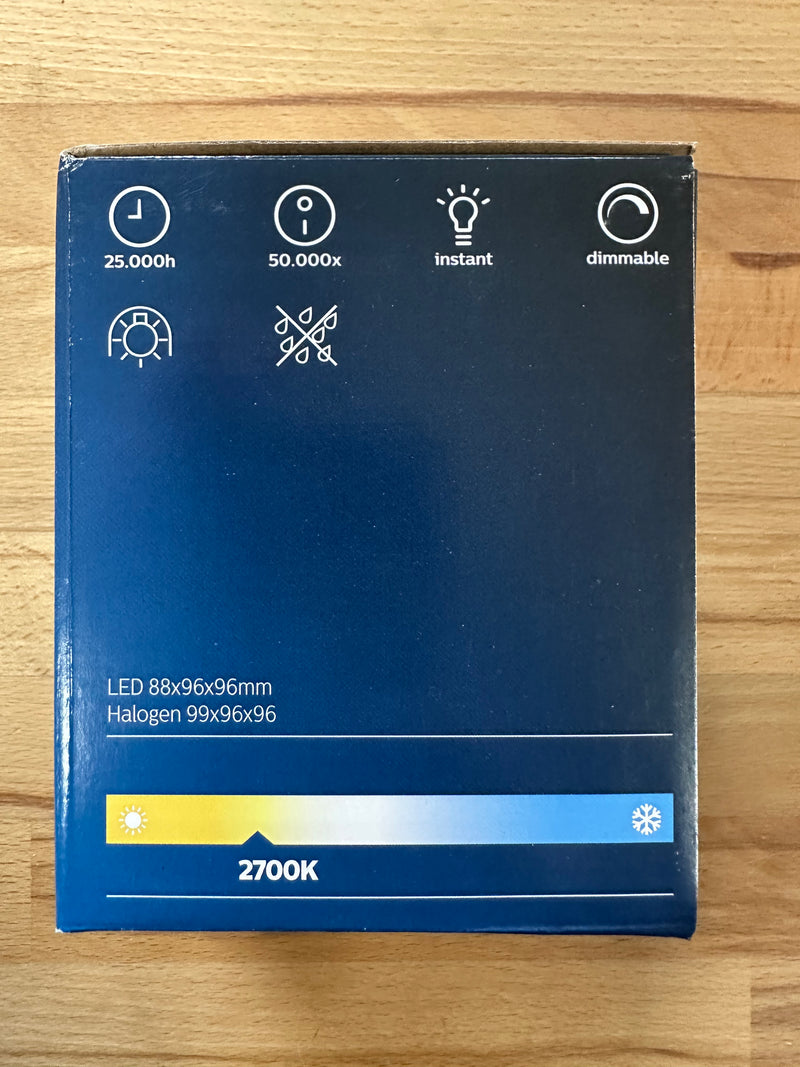 Philips MASTER LED Spot E27 PAR30S 9.5W 740lm 25D Warm White Dimmable - LED Spares