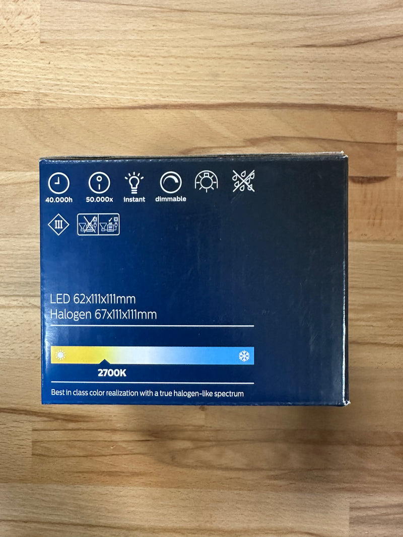 Philips MASTER LED Spot Reflector G53 AR111 20W 1270lm 45D Warm White Dimmable - LED Spares