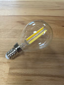 Philips Master Value LED Lustre E14 Ball Filament Clear 3.4W 470lm Warm White Dimmable - LED Spares