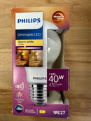 Philips Classic 3.4W 470lm E27 Frosted A60 Warm White - LED Spares