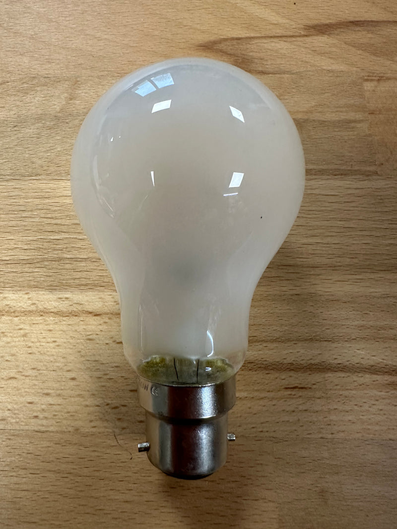 Schiefer 100W GLS BA22D 240V Frosted RC Lamp - LED Spares