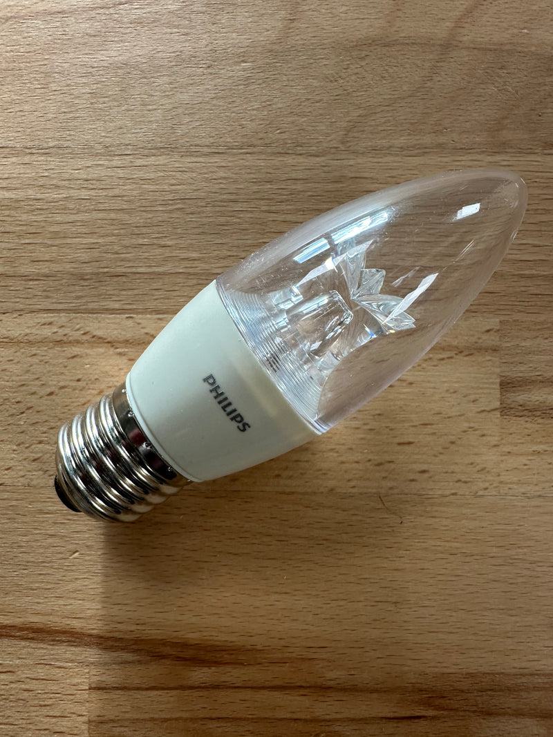 Philips Master LED Candle DimTone Diamond Spark Crown 6W Warm White Dimming - LED Spares