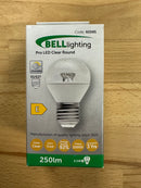 Bell LED 2.1W Dimmable 45mm Clear Round Ball - ES - 4000K - 60585 - LED Spares