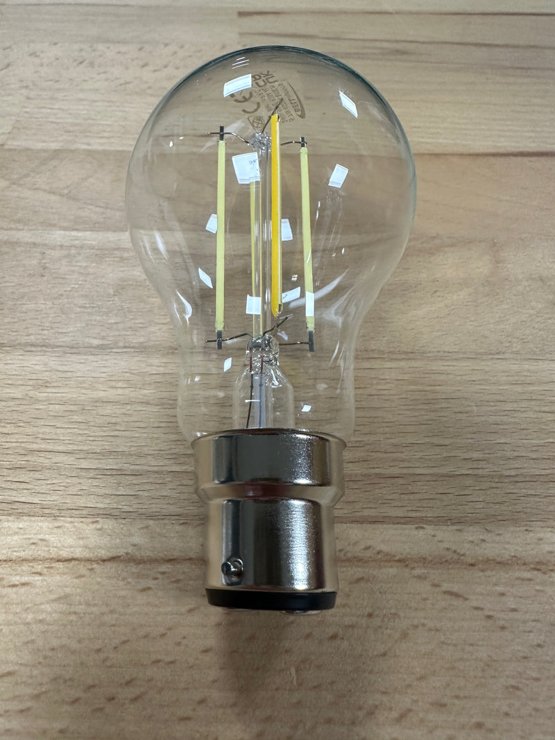 BELL LED 5.7W Clear Filament GLS - BC - 4000K - 60759 - LED Spares