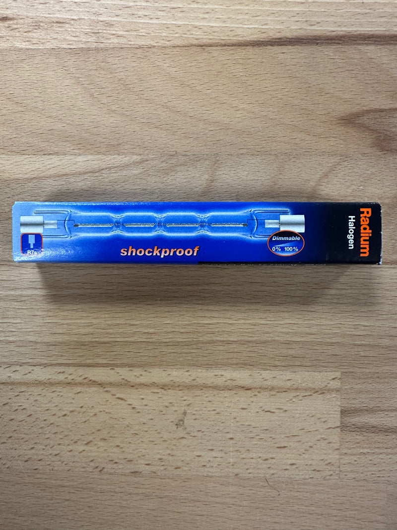 Radium Halogen Shockproof R7s 230W Clear Double Ended Tube Lamp - LED Spares