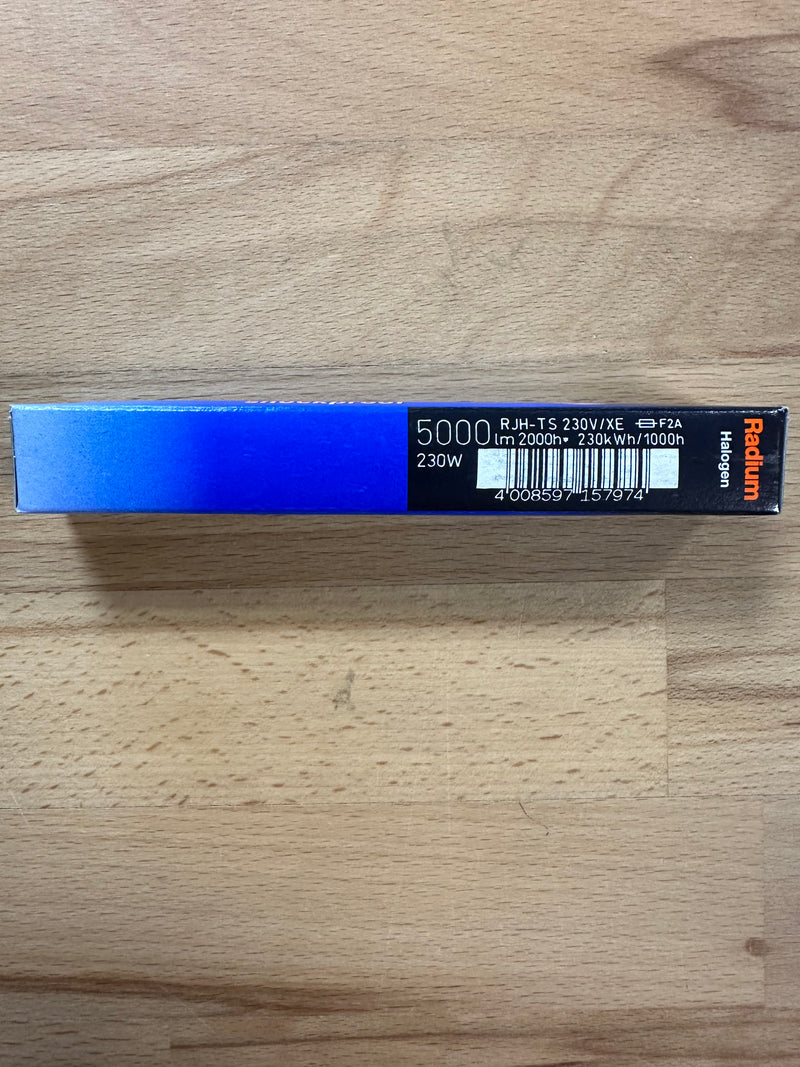 Radium Halogen Shockproof R7s 230W Clear Double Ended Tube Lamp - LED Spares