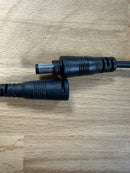Black Female & Male Jack Connector Cable with Lock for LED Drivers - LED Spares