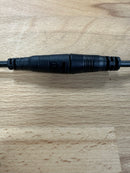 Black Female & Male Jack Connector Cable with Lock for LED Drivers - LED Spares