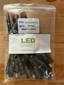 Black Female & Male Jack Connector Cable with Lock for LED Drivers - LED Spares