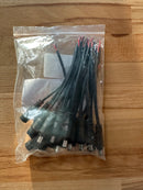 Black Female & Male Jack Connector Without Lock for LED Drivers - LED Spares